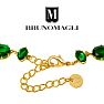 Bruno Magli Michela Gold Bracelet, Smeraldo Image-6
