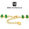 Bruno Magli Pasqualina Gold Bracelet, Smeraldo Image-6