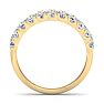 2 Carat Lab Grown Diamond Band Ring In 14K Yellow Gold Image-3