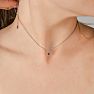 1/10ct Black Diamond Solitaire Pendant in 14k White Gold Image-4