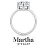 Martha Stewart 2 Carat Heart Shape Lab Grown Diamond Solitaire Engagement Ring In Sterling Silver Image-8