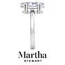 Martha Stewart 2 Carat Marquise Shape Lab Grown Diamond Solitaire Engagement Ring In Sterling Silver Image-10