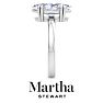 Martha Stewart 2 Carat Marquise Shape Lab Grown Diamond Solitaire Engagement Ring In Sterling Silver Image-9