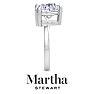 Martha Stewart 5 Carat Heart Shape Lab Grown Diamond Solitaire Engagement Ring In Sterling Silver Image-9
