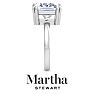 Martha Stewart 5 Carat Princess Cut Lab Grown Diamond Solitaire Engagement Ring In Sterling Silver Image-9