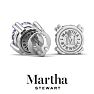 Martha Stewart 2 Carat Lab Grown Diamond Stud Earrings In Sterling Silver Image-2