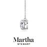 Martha Stewart 1 Carat Heart Shape Lab Grown Diamond Solitaire Necklace In Sterling Silver Image-10
