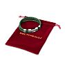 Bruno Magli Mens Three Strand Braided Leather Bracelet, Sage Image-7