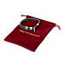 Bruno Magli Mens Black Leather Toggle Leather Bracelet, Silver Image-6