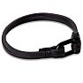 Bruno Magli Mens Paneled Leather Bracelet, Black Image-3