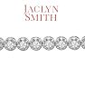 Jaclyn Smith 1 Carat Moissanite Adjustable Bolo Slide Tennis Bracelet Image-2