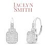 Jaclyn Smith 1/4 Carat Moissanite Leverback Earrings, 3/4 Inch Image-1
