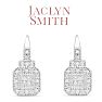 Jaclyn Smith 1/4 Carat Moissanite Leverback Earrings, 3/4 Inch Image-2