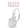 Jaclyn Smith 1/4 Carat Moissanite Leverback Earrings, 3/4 Inch Image-3
