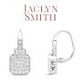 Jaclyn Smith 1/4 Carat Moissanite Leverback Earrings, 3/4 Inch Image-4