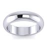 Estate Jewelry 925 Sterling Silver 5MM Wedding Band, Size 9 Image-1