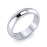 Estate Jewelry 925 Sterling Silver 5MM Wedding Band, Size 9 Image-2