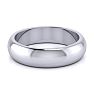 Estate Jewelry 925 Sterling Silver 5MM Wedding Band, Size 9 Image-3