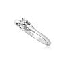 Estate Jewelry .05ct Diamond Promise Ring In Sterling Silver, Size 7 Image-2
