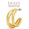 Jaclyn Smith Gold Triple Hoop Earrings, 1 Inch Image-3
