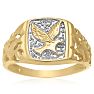 Fly High! American Eagle Nugget Ring Image-1