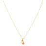 Estate Jewelry Black Hills Style Rose Necklace In 10 Karat Yellow & Rose Gold, 18 Inches Image-2
