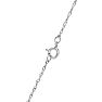 Estate Jewelry Diamond & Ruby Cross Necklace In 14 Karat White Gold, 18 Inches Image-3