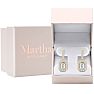 Martha Stewart 6 Carat Emerald Cut Lab Grown Diamond Drop Earrings In 14 Karat Yellow Gold Image-3