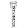 Estate Jewelry 1 3/4 Carat Natural Diamond Engagement Ring In 14K White Gold, Size 6 Image-4