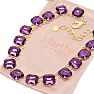 Martha Stewart Cushion Crystal Statement Necklace, Purple Image-6