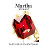 Martha Stewart Cushion Crystal Statement Necklace, Red Image-3