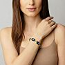 Martha Stewart Oval Crystal Statement Bracelet, Blue Image-7