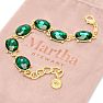 Martha Stewart Oval Crystal Statement Bracelet, Green Image-6