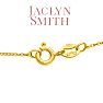 Jaclyn Smith 1 Carat Moissanite Solitaire Necklace In Yellow Gold With Free Chain Image-4