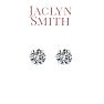 Jaclyn Smith 1/2 Carat Round Moissanite Stud Earrings in White Gold Image-3