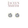 Jaclyn Smith 1/2 Carat Round Moissanite Stud Earrings in Yellow Gold Image-3