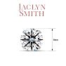 Jaclyn Smith 4 Carat Moissanite Stud Earrings In White Gold. Big, Fiery, Fabulous!  Image-5
