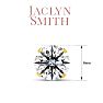 Jaclyn Smith 4 Carat Moissanite Stud Earrings In Yellow Gold. Big, Fiery, Fabulous!  Image-5