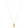 Estate Jewelry 1/6 Carat Diamond Pineapple Necklace In 10K Yellow Gold, 18 Inches Image-2