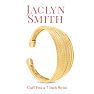 Jaclyn Smith Luminescent Wide Gold Cuff Bracelet Image-2