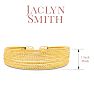 Jaclyn Smith Luminescent Gold Cuff Bracelet Image-3