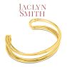 Jaclyn Smith Split Gold Cuff Bracelet Image-1
