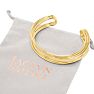 Jaclyn Smith Split Gold Cuff Bracelet Image-6