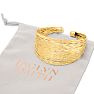 Jaclyn Smith Wide Gold Cuff Bracelet Image-6