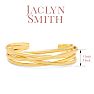 Jaclyn Smith Classic Gold Cuff Bracelet Image-3