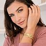 Jaclyn Smith Classic Gold Cuff Bracelet Image-8