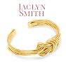 Jaclyn Smith Knotted Gold Cuff Bracelet Image-1