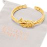 Jaclyn Smith Knotted Gold Cuff Bracelet Image-6