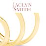 Jaclyn Smith Shiny Gold Hoop Earrings Set of 3 Image-5