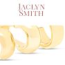 Jaclyn Smith Petite Gold Hoop Earrings Set of 3 Image-5